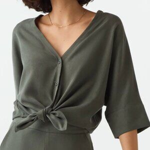 Vetta - The Boyfriend Shirt - Olive - XS